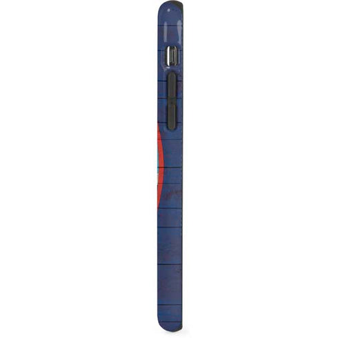 Guam Flag Dark Wood iPhone X Pro Case